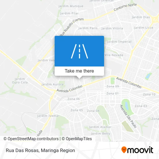 Rua Das Rosas map