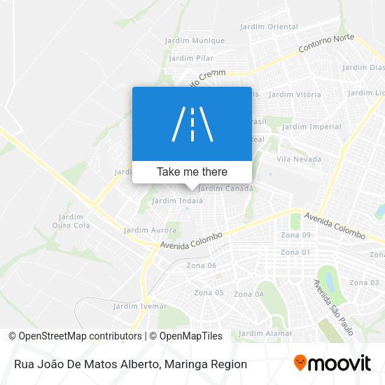 Rua João De Matos Alberto map