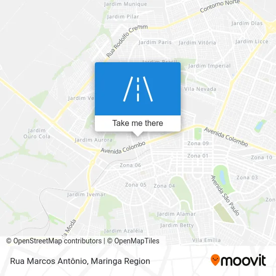 Rua Marcos Antônio map