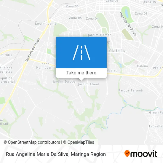 Rua Angelina Maria Da Silva map