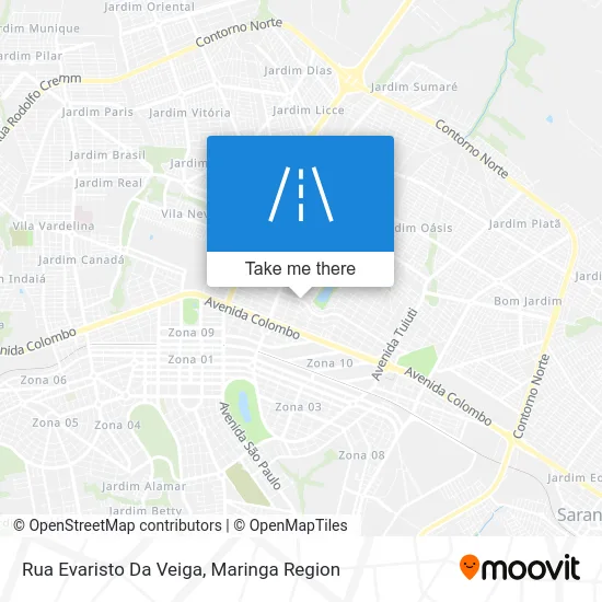 Rua Evaristo Da Veiga map