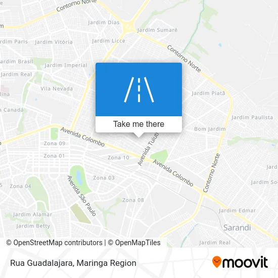 Rua Guadalajara map