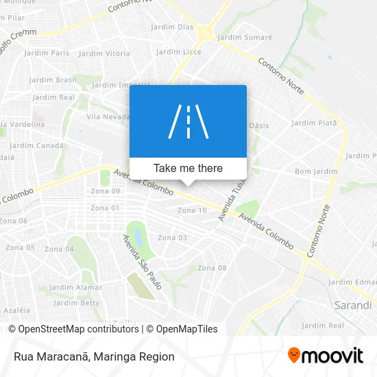 Rua Maracanã map