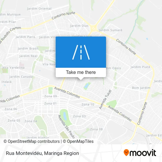 Rua Montevidéu map