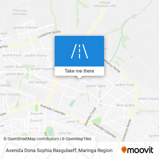 Avenida Dona Sophia Rasgulaeff map