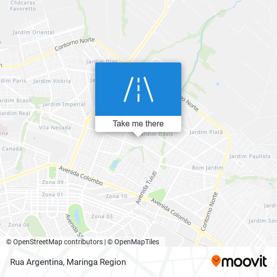 Mapa Rua Argentina