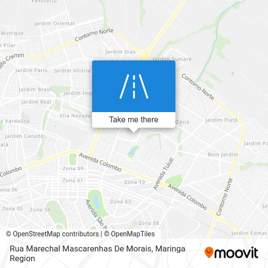 Rua Marechal Mascarenhas De Morais map