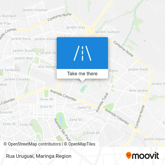 Rua Uruguai map