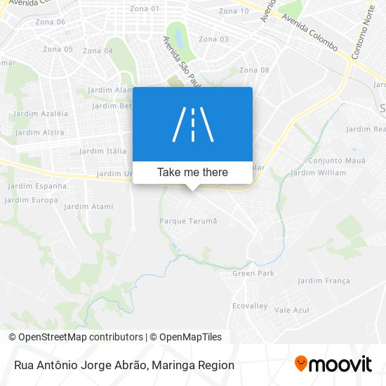 Mapa Rua Antônio Jorge Abrão