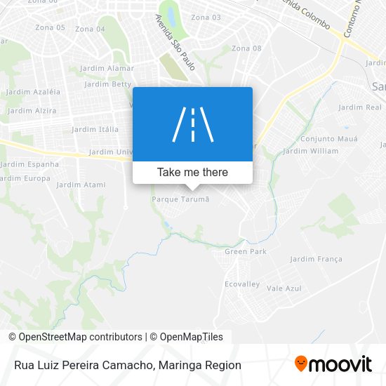 Rua Luiz Pereira Camacho map