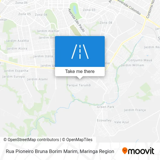 Rua Pioneiro Bruna Borim Marim map
