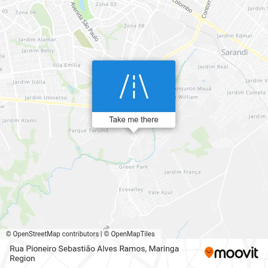 Rua Pioneiro Sebastião Alves Ramos map