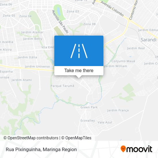 Rua Pixinguinha map