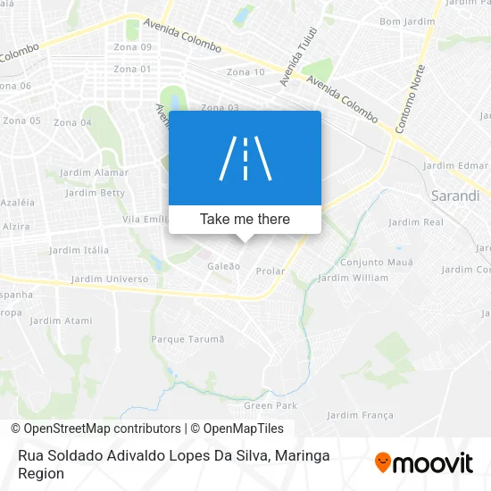 Rua Soldado Adivaldo Lopes Da Silva map
