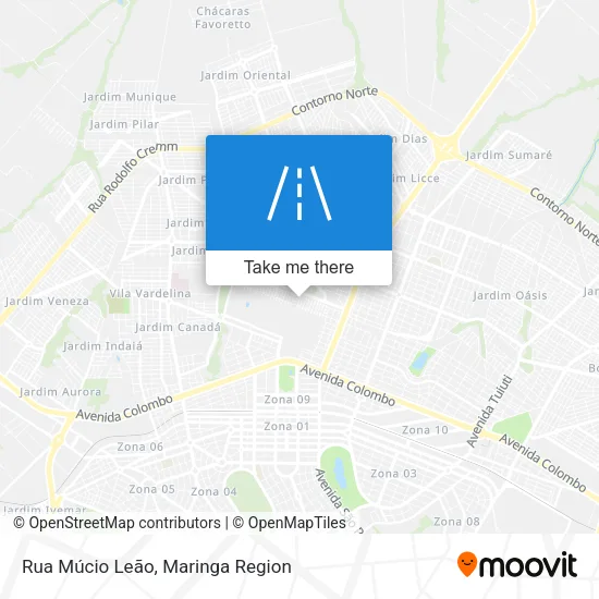 Rua Múcio Leão map