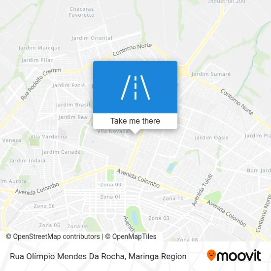 Rua Olímpio Mendes Da Rocha map