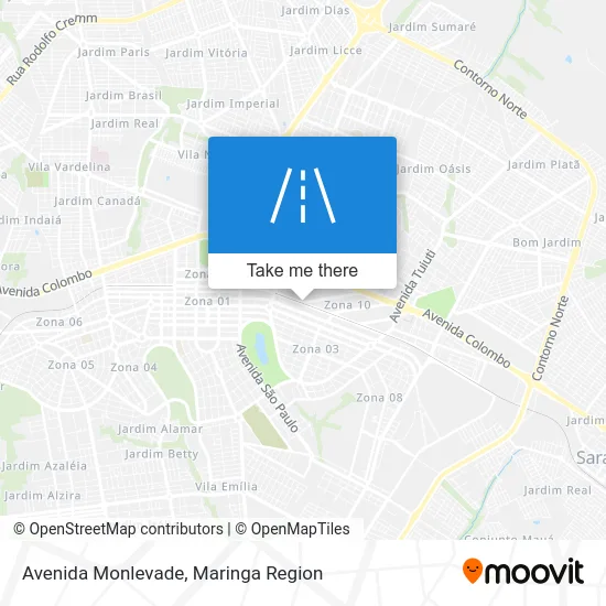 Avenida Monlevade map