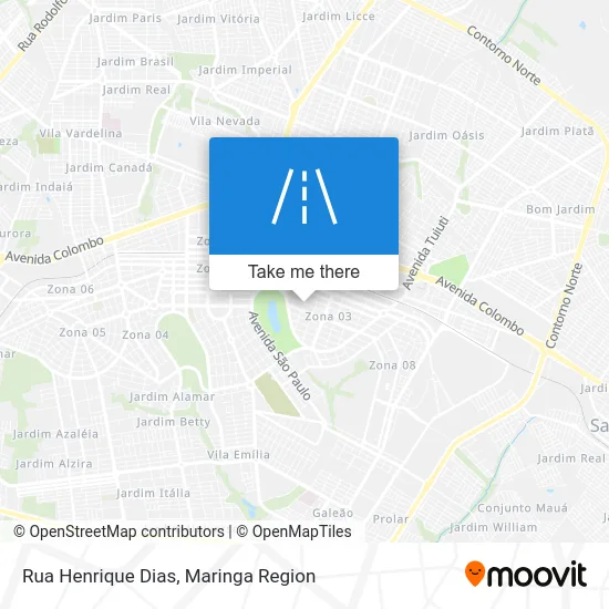 Rua Henrique Dias map