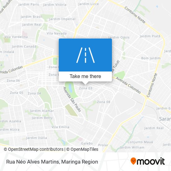 Rua Néo Alves Martins map