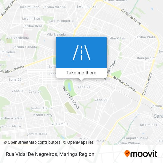 Rua Vidal De Negreiros map