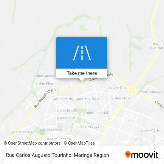 Rua Carlos Augusto Tourinho map