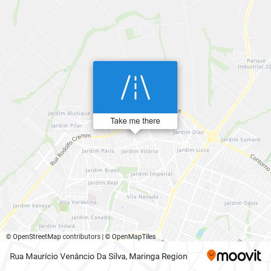 Mapa Rua Maurício Venâncio Da Silva