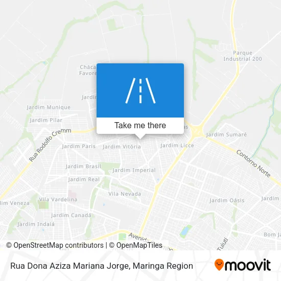 Rua Dona Aziza Mariana Jorge map