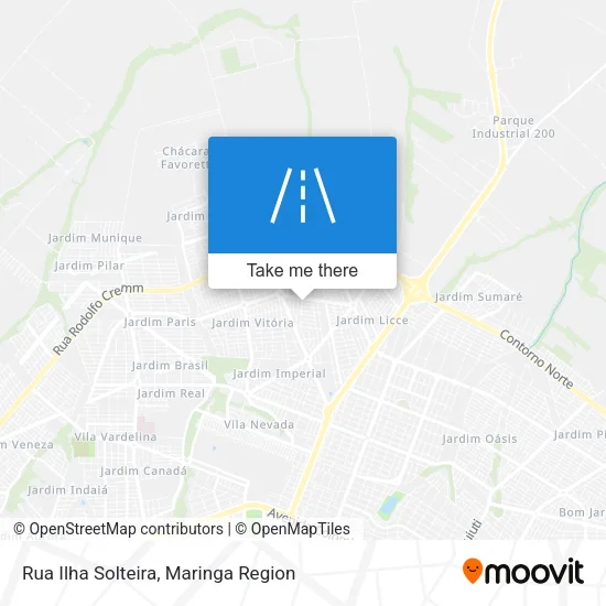 Rua Ilha Solteira map