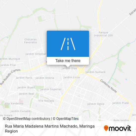 Rua Maria Madalena Martins Machado map