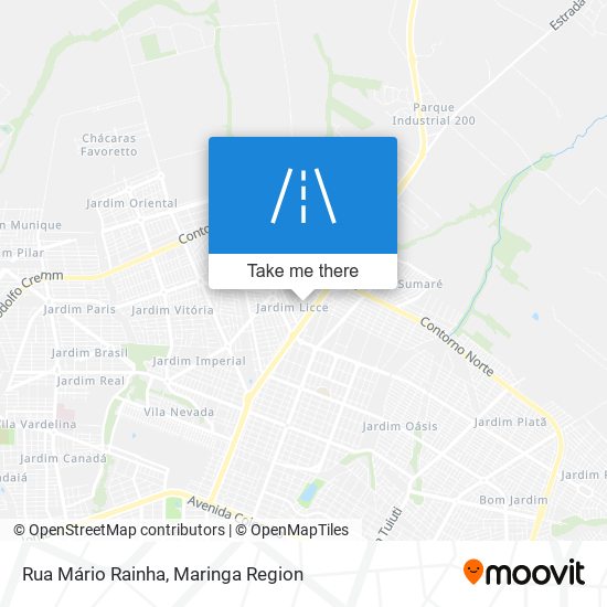 Mapa Rua Mário Rainha