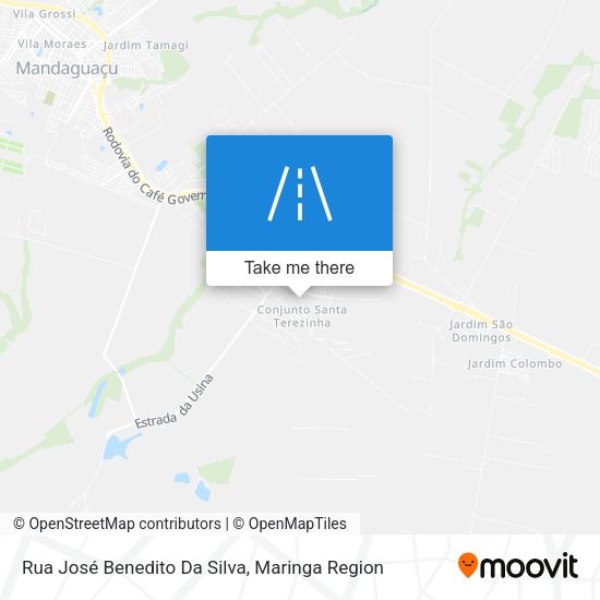 Rua José Benedito Da Silva map