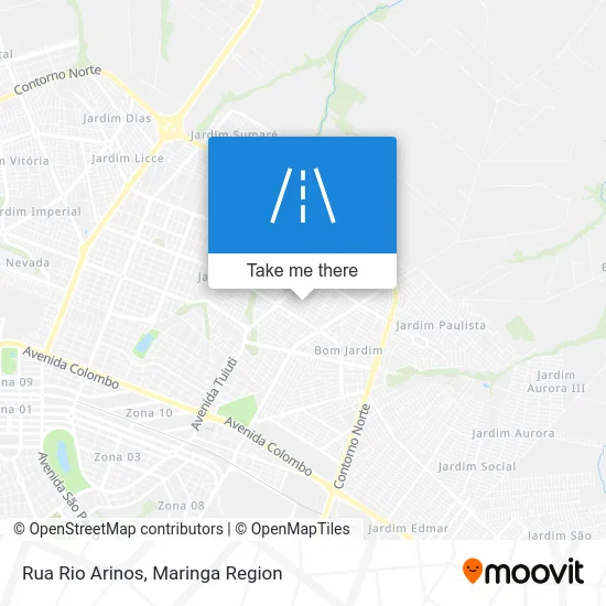 Rua Rio Arinos map