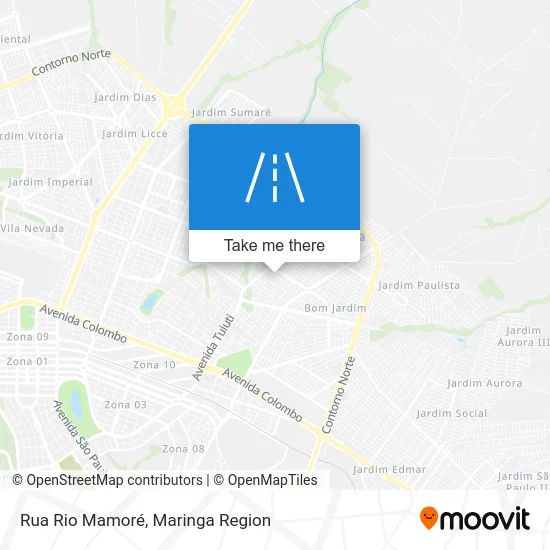 Rua Rio Mamoré map