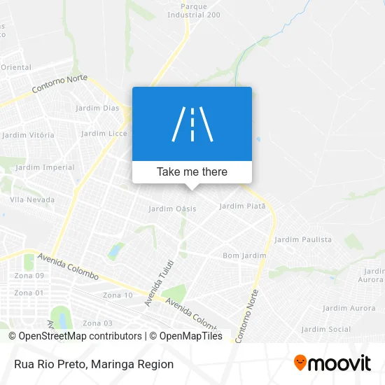Rua Rio Preto map