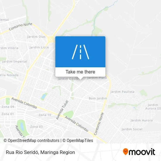 Rua Rio Seridó map
