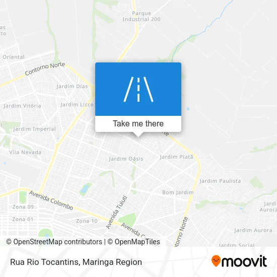 Rua Rio Tocantins map