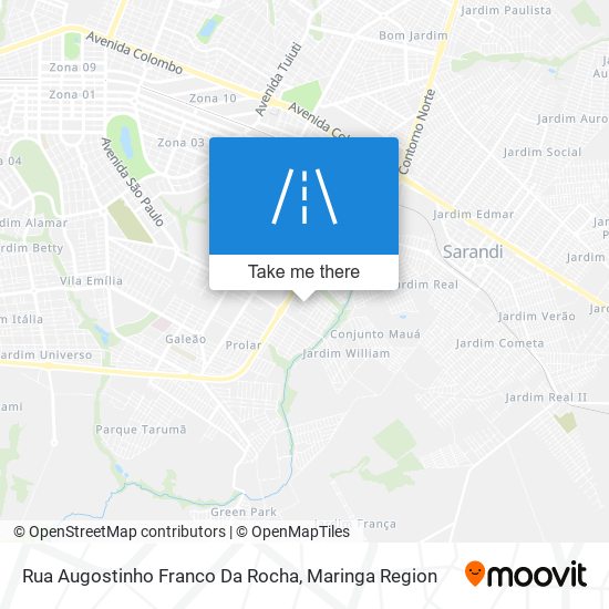 Rua Augostinho Franco Da Rocha map