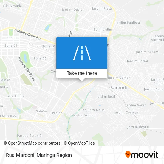 Rua Marconi map