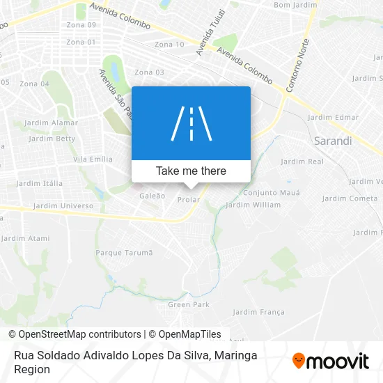 Rua Soldado Adivaldo Lopes Da Silva map