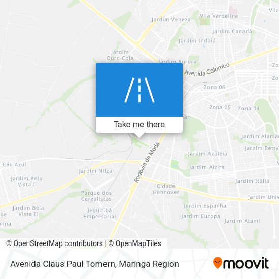 Avenida Claus Paul Tornern map