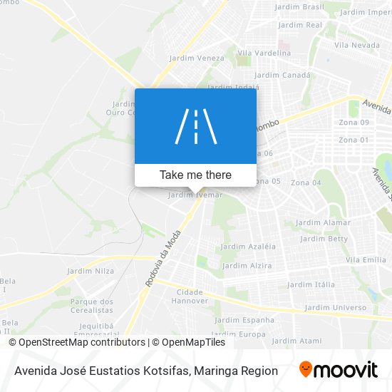 Mapa Avenida José Eustatios Kotsifas