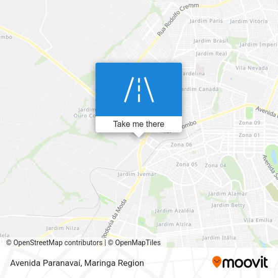Avenida Paranavaí map