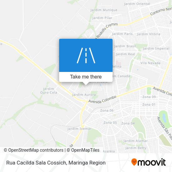 Rua Cacilda Sala Cossich map