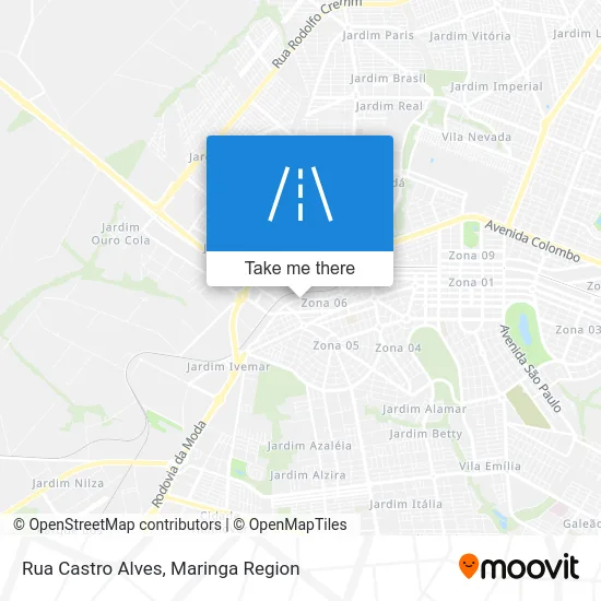 Rua Castro Alves map