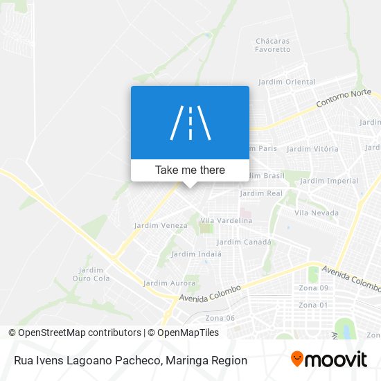 Rua Ivens Lagoano Pacheco map