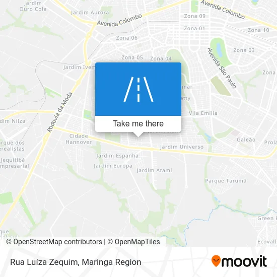 Rua Luíza Zequim map