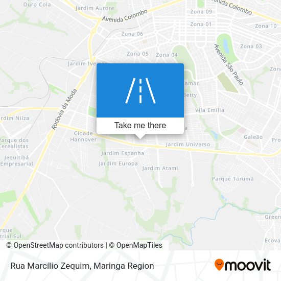 Rua Marcílio Zequim map