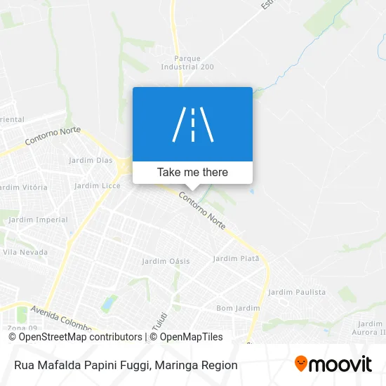 Rua Mafalda Papini Fuggi map