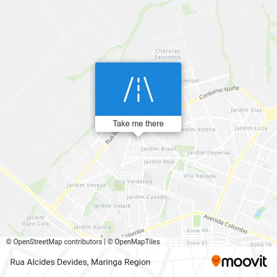 Rua Alcides Devides map
