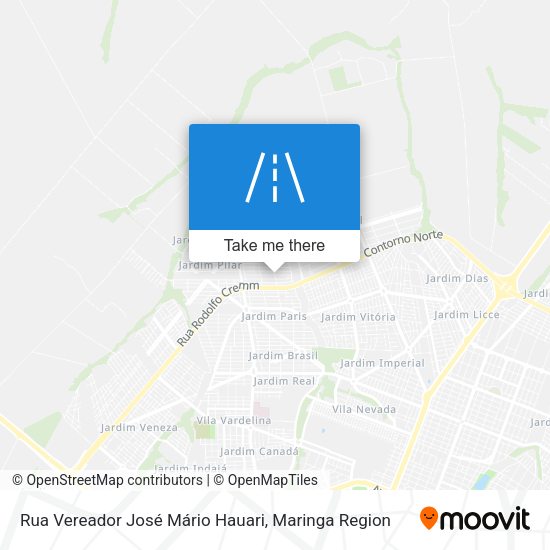 Rua Vereador José Mário Hauari map